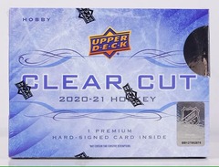 2020-21 Upper Deck Clear Cut NHL Hockey Hobby Box - PLEASE CONTACT RETAIL STORE FOR PRICE & AVAILABILITY